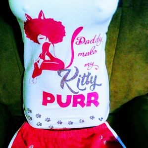 Kinky Kitty Pajama Set